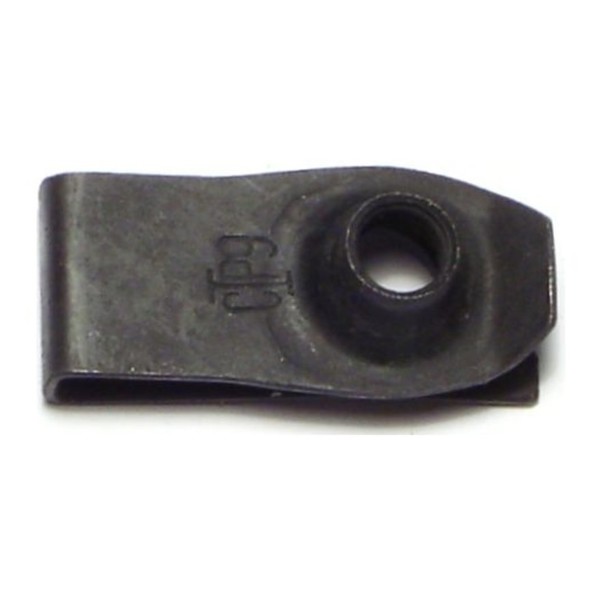 Midwest Fastener 6mm-1.0 Black Phosphate Steel Coarse Thread Long Extruded U Nuts 10PK 69248